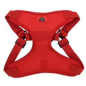 Wrap and Snap Choke Free Dog Harness - Flame Red (Option: X-Small)