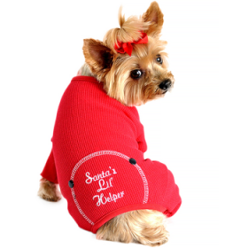 Christmas Dog Pajama - Santa's Lil' Helper (Option: X-Small)