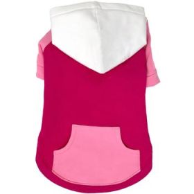 Color-Block Flex Fit Hoodie - Pink on Pink (Option: X-Small)
