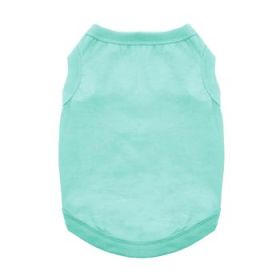 100% Cotton Dog Tanks - Teal (Option: X-Small)