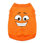 Happy Face Dog Shirt - Sunset Orange (Option: Small)