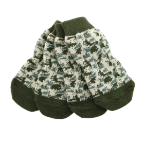 Non-Skid Dog Socks -  Camo (Option: X-Small)