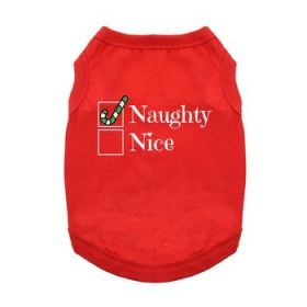 Naughty Dog Shirt - Red (Option: XS)