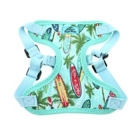 Wrap and Snap Choke Free Dog Harness - Surfboards and Palms (Option: X-Small)