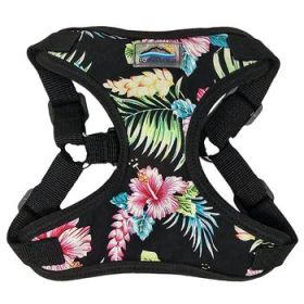 Wrap and Snap Hareness - Paradise Nights Print and Mesh Choke Free Step in Harness (Option: X-Small)