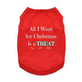 All I Want For Christmas Dog Shirt - Red (Option: XS)